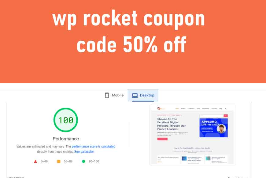 wp rocket coupon coode thepromodeal