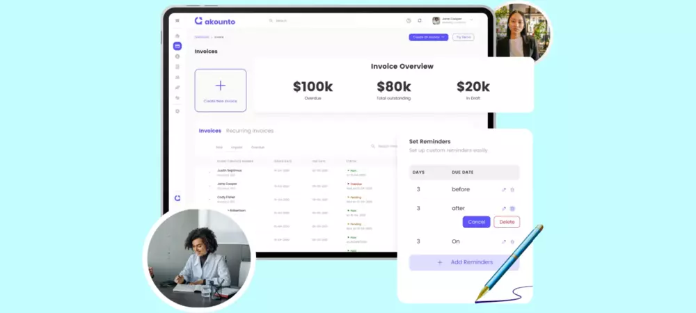 Akounto Lifetime Deal - Best Accounting processes Software 1 Invoicing