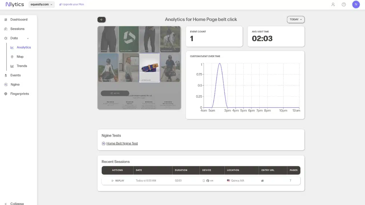 Nlytics Lifetime Deal $49 4 Codeless events track any click on your site - without having to write integration code.