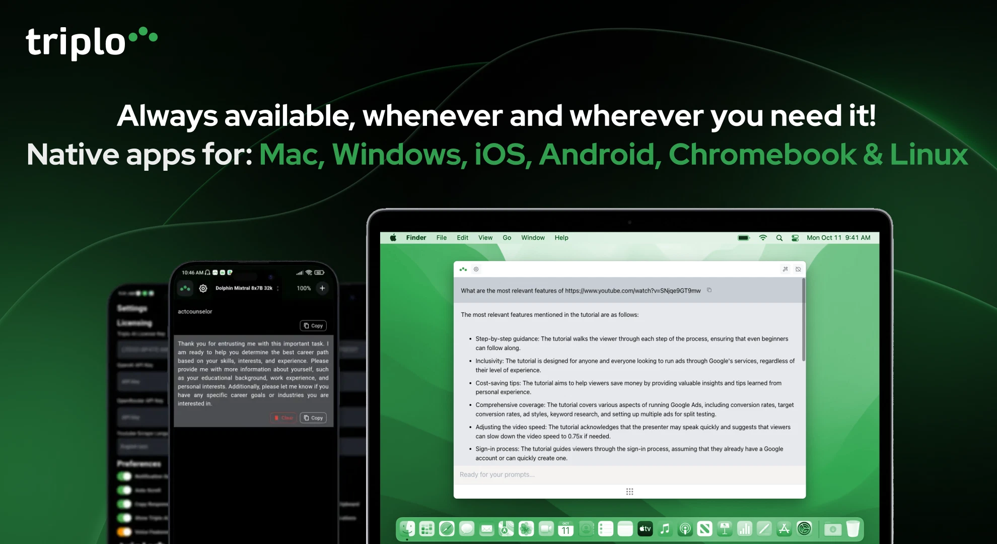 Triplo AI Lifetime Deal Review: Unleash the Power of AI for $49 (52% Off) 1 Native apps
